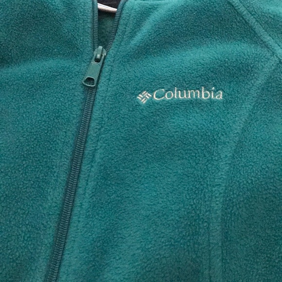 ♦️$5♦️Small Columbia teal fleece jacket - Picture 5 of 5